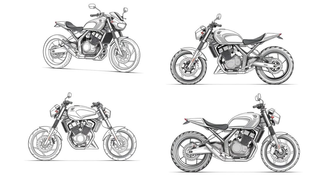 motorcycle design sketches